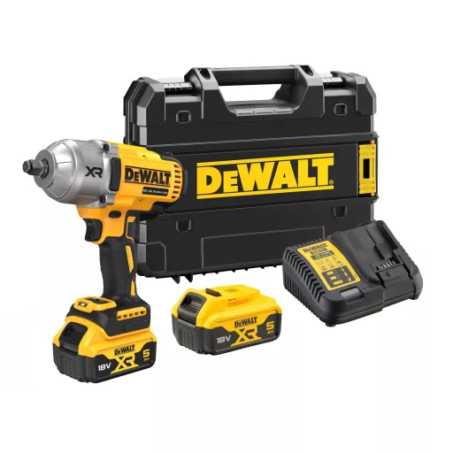 DeWALT DCF900P2T-QW motoros csavarkulcs 1/2" 1898 Nm Fekete, Sárga 18 V