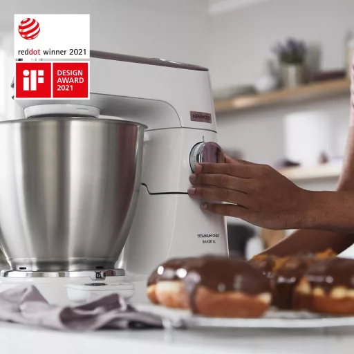 Kenwood Titanium Chef Baker XL darálógép 1200 W 7 L Fehér Beépített mérlegek