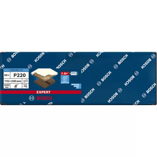 Bosch 2 608 900 773 csiszoló tartozék 50 db Csiszolóháló
