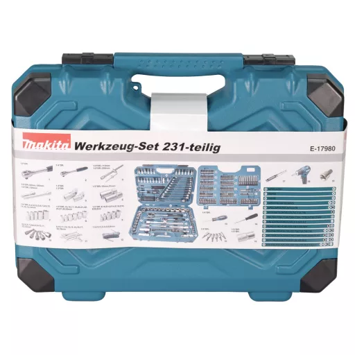 Makita E-17980 mechanics tool set 231 eszközök
