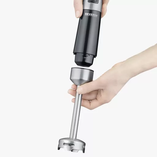 Severin SM 3771 turmixgép Merülő mixer 600 W Fekete, Rozsdamentes acél