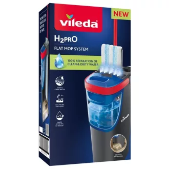   Vileda 4023103251540 felmosó Mikroszál 1200 ml Nedves Fekete, Kék