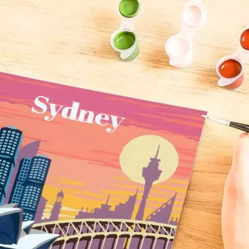 Ravensburger 23526 színező oldal és könyv Számok szerinti színező készlet