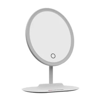   HUMANAS ML03 akkumulátoros sminktükör, LED, 1000 mAh, 0,58 kg, állítható kar, 3 színhőmérséklet