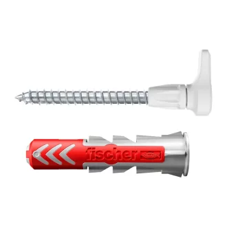   Fischer 564169 horgonycsavar és tipli 25 db Kampós csavar és tipli készlet