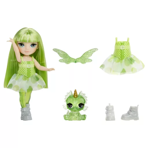 Rainbow High Littles Rainbow Fantasy Fairies Doll- Emerald (Green)