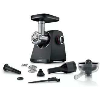 Bosch MFWS430B húsdaráló 1900 W Fekete, Ezüst