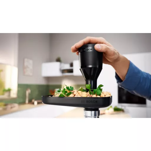 Bosch MFWS430B húsdaráló 1900 W Fekete, Ezüst