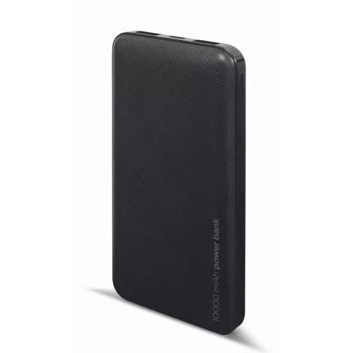 Gembird PB10-02 külső akkumulátor Lítium-polimer (LiPo) 10000 mAh Fekete
