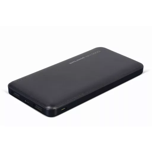 Gembird PB10-02 külső akkumulátor Lítium-polimer (LiPo) 10000 mAh Fekete