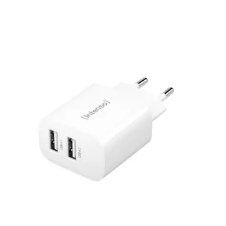  Intenso POWER ADAPTER 2XUSB-A/7802412 Univerzális Fehér Váltakozó áram Beltéri