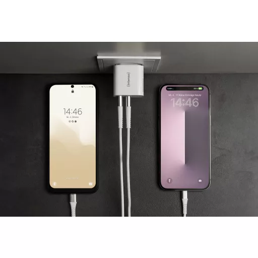 Intenso POWER ADAPTER 2XUSB-A/7802412 Univerzális Fehér Váltakozó áram Beltéri