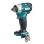 Makita TW161DZ motoros csavarkulcs 1/2" 2400 RPM 165 Nm Fekete, Kék 12 V