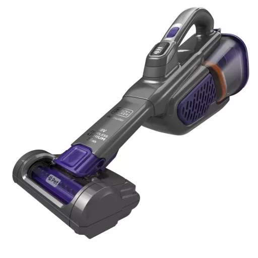 Black & Decker BHHV520BFP kézi porszívó Fekete, Ibolya Porzsák nélküli