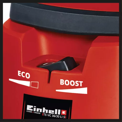 Einhell TE-VC 36/30 Li S-Solo 30 L Hordó alakú vákuum Száraz és nedves Porzsák