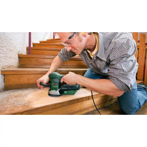 Bosch PEX 400 AE Excentercsiszoló 26000 OPM Zöld 370 W