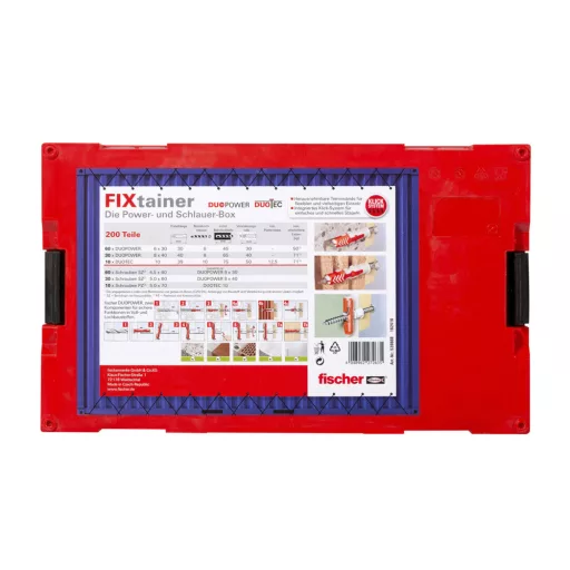 Fischer FIXtainer-DUOPOWER/DUOTEC 200 90 db Bővítő kapcsolathely