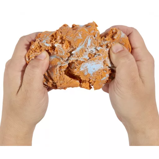 Plastic mass Wonder Factory Never Dry Dough, Light Blue, Orange