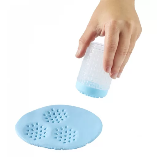 Plastic mass Wonder Factory Never Dry Dough, Light Blue, Orange