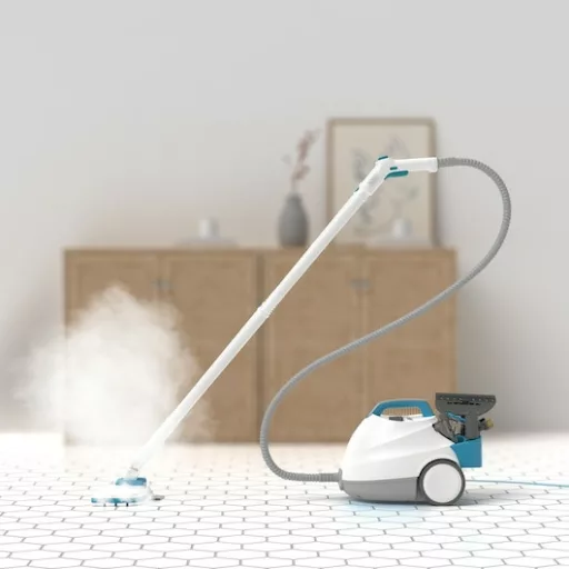 Black & Decker BHSMP2314-QS gőztisztító Henger gőztisztító 1,2 L 2300 W Kék, Fehér