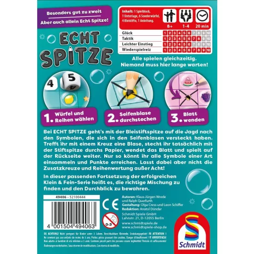 Schmidt Spiele 49406 kockajáték