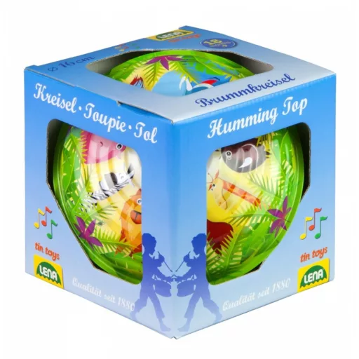 Humming top Wild animals 16 cm