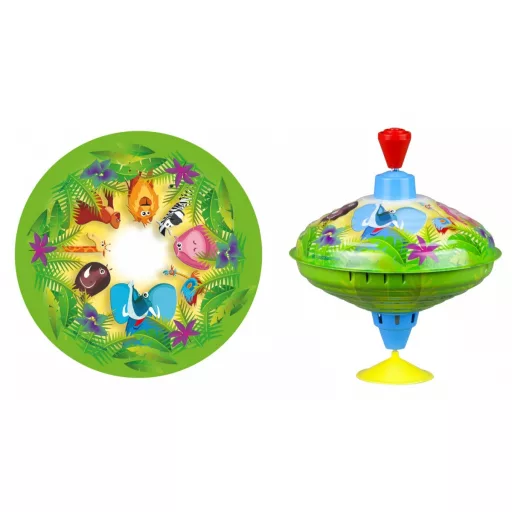 Humming top Wild animals 16 cm