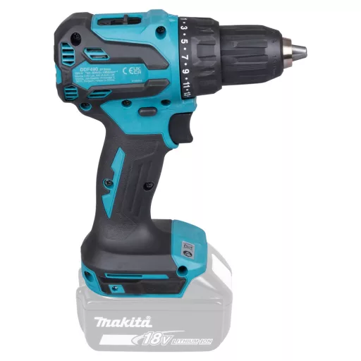 Akku-Bohrschrauber DDF490Z, 18Volt (blau/schwarz, ohne Akku und Ladegerät)