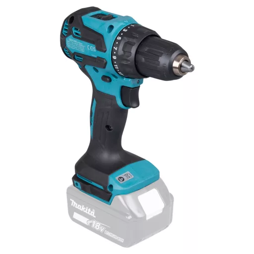Akku-Bohrschrauber DDF490Z, 18Volt (blau/schwarz, ohne Akku und Ladegerät)