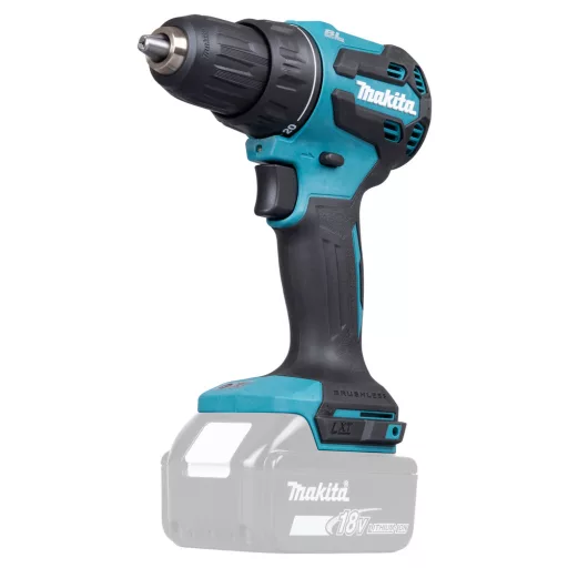 Akku-Bohrschrauber DDF490Z, 18Volt (blau/schwarz, ohne Akku und Ladegerät)