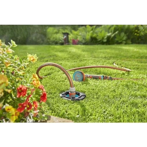 Gardena 8270-20 öntöző rendszer Körkörös vízpermetező Műanyag Fekete