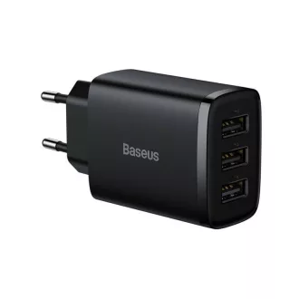   Baseus CCXJ020101 mobiltelefon töltő Univerzális Fekete Váltakozó áram Beltéri