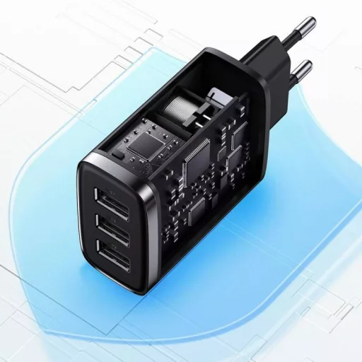 Baseus CCXJ020101 mobiltelefon töltő Univerzális Fekete Váltakozó áram Beltéri