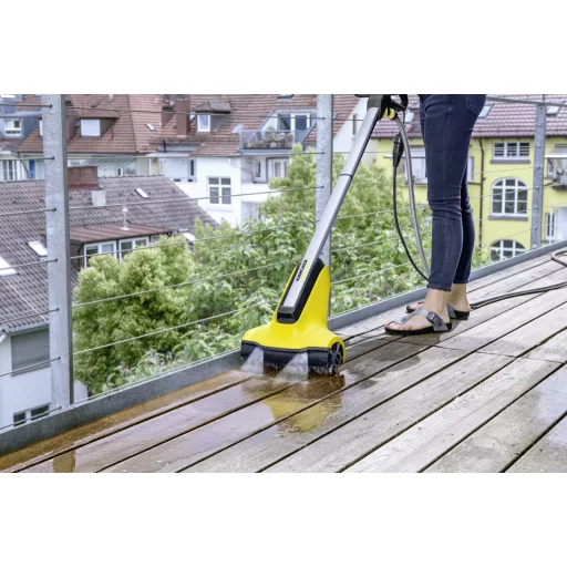 Kärcher PCL 4 Terassenreiniger Padlócsiszoló 800 RPM Fekete, Sárga