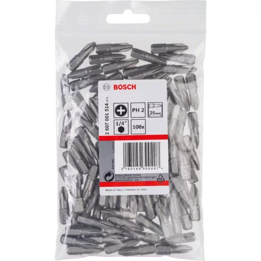 Bosch 2 607 001 514 csavarhúzó bit 100 db