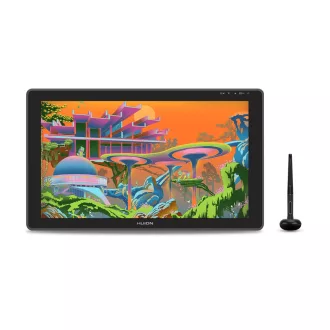   HUION Kamvas 22 Plus digitális rajztábla Fekete 476,64 x 268,11 mm USB