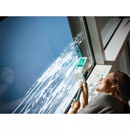 Leifheit 51003 elektromos ablaktisztító Kék, Fehér