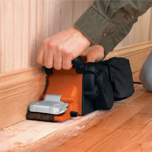 Black & Decker KA88 hordozható csiszoló Szalagcsiszoló Narancssárga