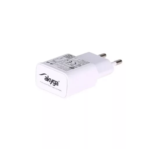 Akyga AK-CH-11 mobiltelefon töltő Szakállvágó, E-könyv olvasó, GPS, Fejhallgató, Headset, IP telefon, MP3, MP4, Mikrofon, Mobiltelefon, Egyéb típusú, PDA, Tápérintkező, Okostelefon, Okosóra, Táblagép, Telefon Fehér Váltakozó áram Gyorstöltés Beltéri
