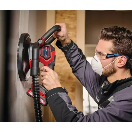 Einhell TP-DWS 18/225 Li BL Padlócsiszoló 1200 RPM Fekete, Vörös