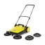 Kärcher S 4 Twin 2-in-1 szőnyegseprű Fekete, Sárga