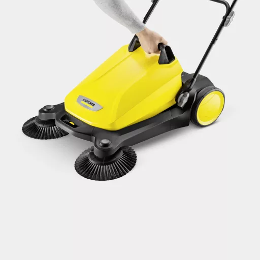 Kärcher S 4 Twin 2-in-1 szőnyegseprű Fekete, Sárga