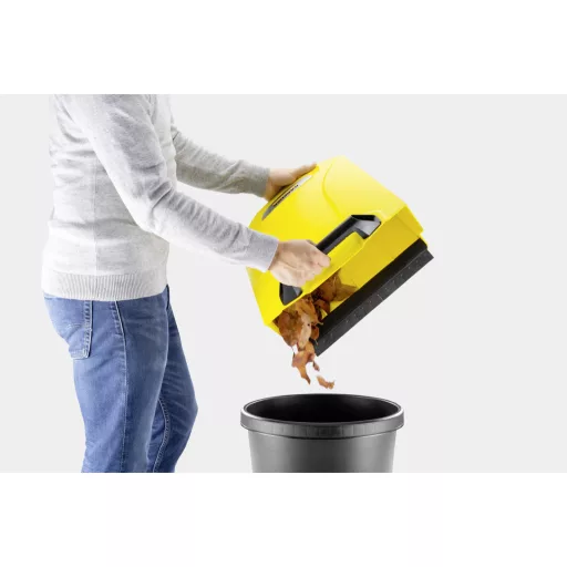 Kärcher S 4 Twin 2-in-1 szőnyegseprű Fekete, Sárga