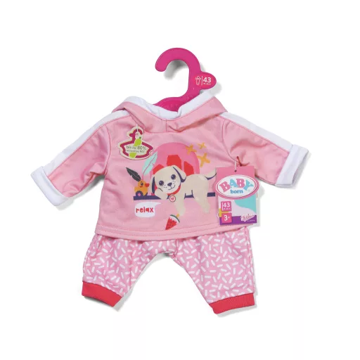 BABY born Jogging Suit Pink 43cm Játékbaba ruhakészlete