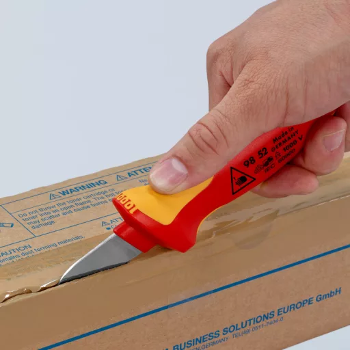 Knipex 98 52 Narancssárga, Vörös Rögzített pengés kés