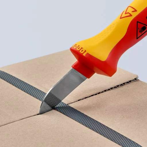 Knipex 98 52 Narancssárga, Vörös Rögzített pengés kés