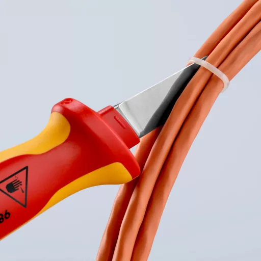 Knipex 98 52 Narancssárga, Vörös Rögzített pengés kés