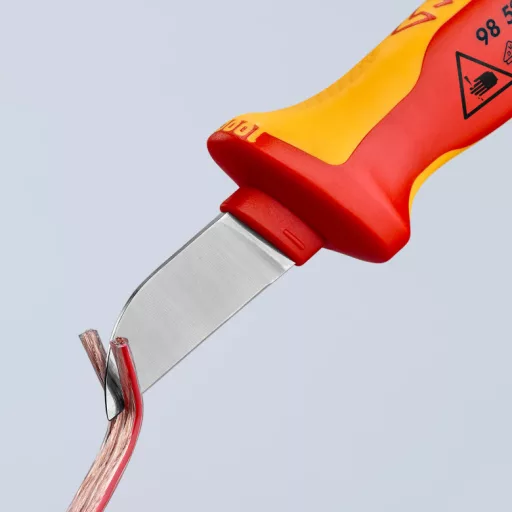 Knipex 98 52 Narancssárga, Vörös Rögzített pengés kés
