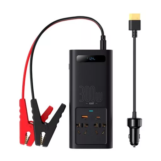 Baseus IGBT 300W inverter, fekete