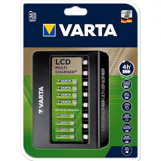 Varta LCD Multi Charger+ akkumulátor töltő Háztartási elem Váltakozó áram